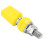 J.50019 100A 4mm Terminale in ottone M8 giallo 1