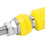 J.50019 100A 4mm Terminale in ottone M8 giallo 8
