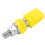 J.50019 100A 4mm Terminale in ottone M8 giallo 16