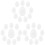 150St Multi-Functionele Plastic Eggshell Voor Party Candy En Opberg 4