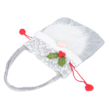 1Stk Handlicher Xmas Geschenkbeutel Grau Für Süßigkeiten