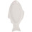 4Pcs Ceramic Fish Shaped Plate 11 Inches White For Home Restaurant 3