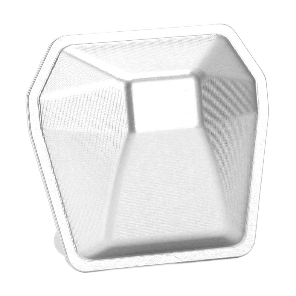 Aluminum Alloy Axle Diff Cover For 1/6 Rc Scx6, 50X48mm Silver 4911357588515