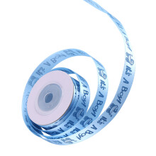 Blaues 10-Yard-Baby-Shower-Band für Taufe, Party-Geschenke, Fleckenresistent