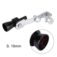 Black Turbo Sound Pfeife Auspuff Blow Off Ventil Simulator S M L