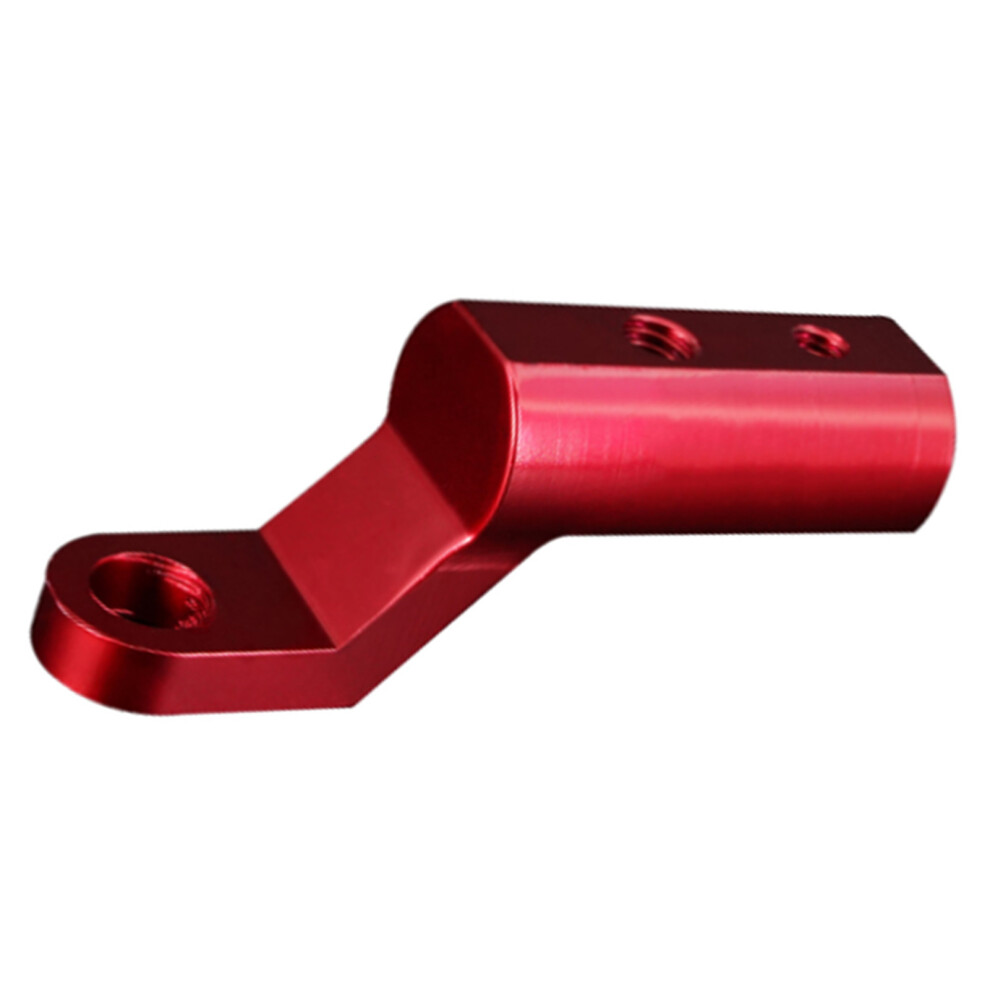 Motorcycle Rearview Mirror Extend Mount Holder Cnc Aluminum Alloy Red 9321357589484