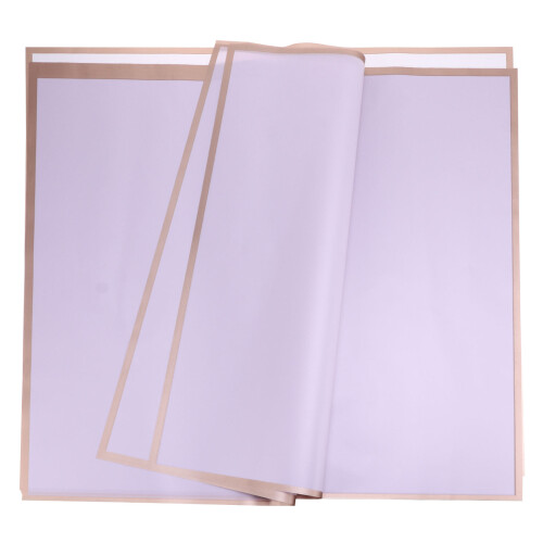 20Pcs Waterproof Lavender Flower Wrapping Paper Durable Gift Packaging