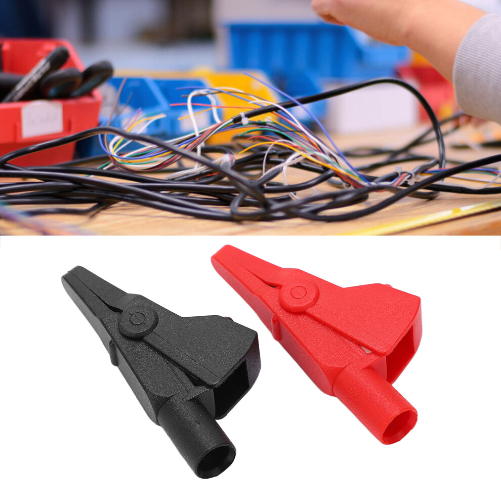 J.60032 10Set Fully Enclosed Banana Test Clips 7Mm For Electronics And Automotive 5051357590589