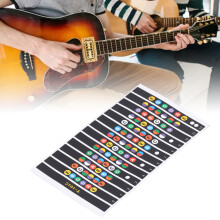 10 Gitarrengriffbrett-Aufkleber für Anfänger, Einfach anzubringen, Nylonmaterial