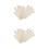 2Stk Kinder Gestrickt Winter Vollfinger Weiß 11