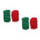 2Pièces Papier Crinkle Coloré, Garniture Paniers Pour 10