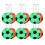 36 Pcs Reflective Soccer Hanging Ornament For Backpack Decor 3