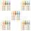 500 Pcs Ceramic Christmas Tree Lights Multi Color Twist Bulbs 9