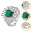 Emerald Ring Aesthetic Jewelry Gift For Her 4