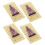 4Pcs Brass Chinese General Amulet Multi Color and Decor 1