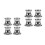 2 Pcs Earring Accessories Back Stabilizers Flat Backs Replacements 8