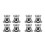 2 Pcs Earring Accessories Back Stabilizers Flat Backs Replacements 6