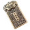 5pcs Brass Amulet Pendant Keychain Zodiac Tag 1