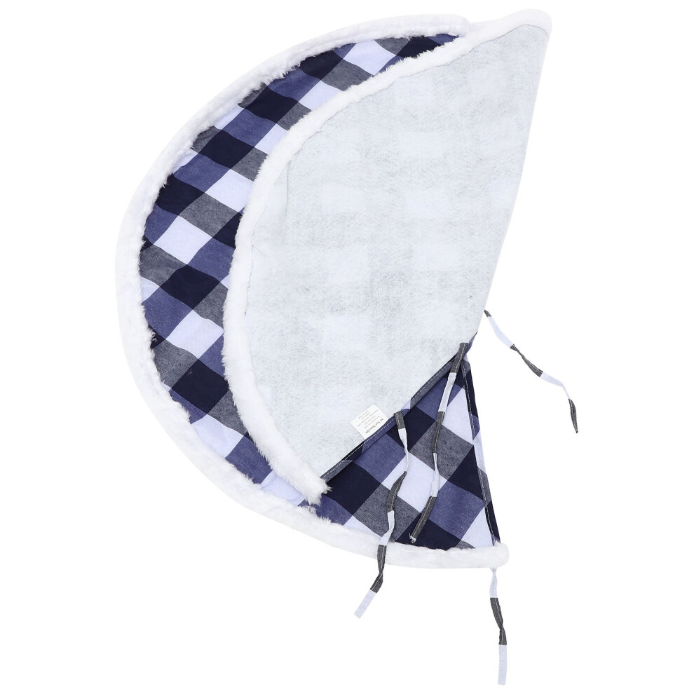 Festival Decorations Tree Skirt And White Checkered 1set-image-OPC-PMPPVCZ-NEW