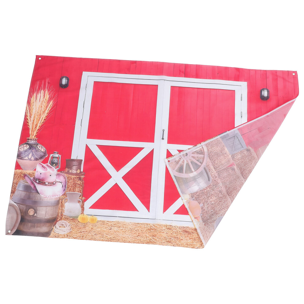 Cowboy Birthday Backdrop Rustic Farm Photography Prop 3431944524951