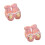 2 Pairs Decorative Plush Winter Mitts Cartoon Design 6
