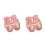 2 Pairs Decorative Plush Winter Mitts Cartoon Design 7