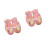 2 Pairs Decorative Plush Winter Mitts Cartoon Design 9
