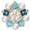 1 Bloemenbroche Met En Parels Dames Elegant 2
