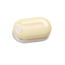Loose Leaf Circle Punches Paper Puncher for Notebook-Yellow