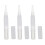 3er-Pack transparente Drehstifte, 4,5 ml, leere 1