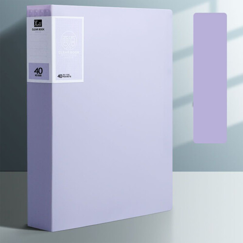 Sheet brochure, multi-layer transparent insert folder, 40-White 1