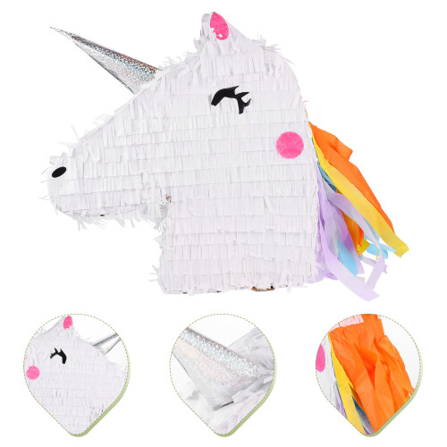1 Pinata De Unicórnio Para Crianças Com 2