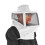 Breekeeping Hat Breathable Mesh White Edging Cowboy Hat 28x28cm 15