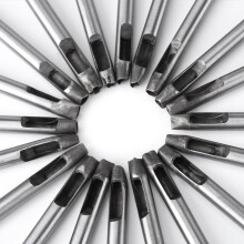 20 Stück Lederhandwerks-Blumenstanze 6mm aus Carbonstahl für Geldbörse Gürtel
