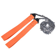 24 Inch Orange Outdoor Pocket Chainsaw, Hand Tool for Wood Cutting