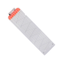 18 Shot EVA Soft Darts Clip — Transparent, 29*8*2.2cm
