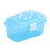 2 Layer Portable Electrician Tool Box 20x11x10.5cm ABS Plastic Organizer 2