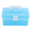 2 Layer Portable Electrician Tool Box 20x11x10.5cm ABS Plastic Organizer 9