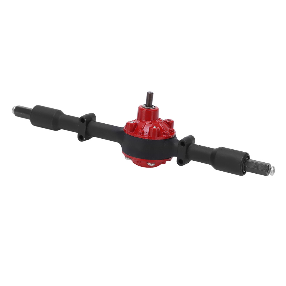 Metal Rear Bridge Axle Drive Shaft Compatible With Wpl D12 Rc Car Black/Red 4041357603946