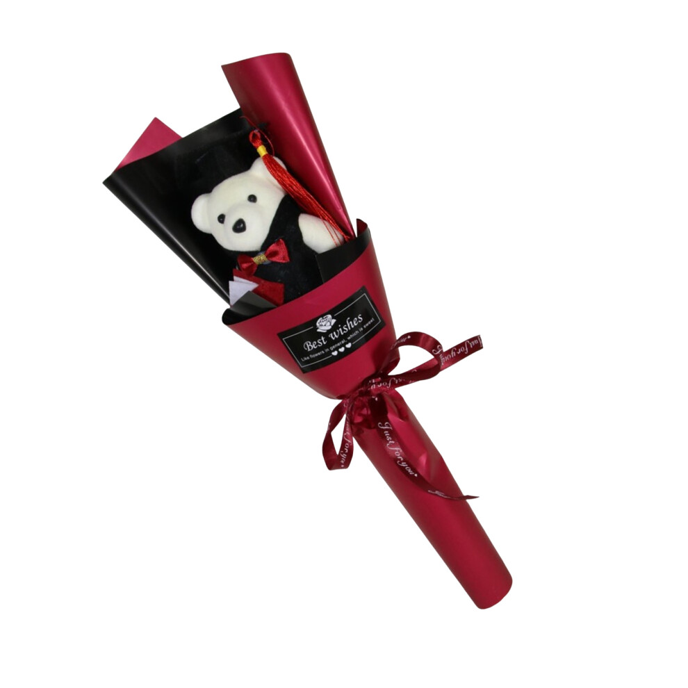 Graduation Bear Bouquets for Graduates Students and-Red-image-OPC-PMPRC56-NEW