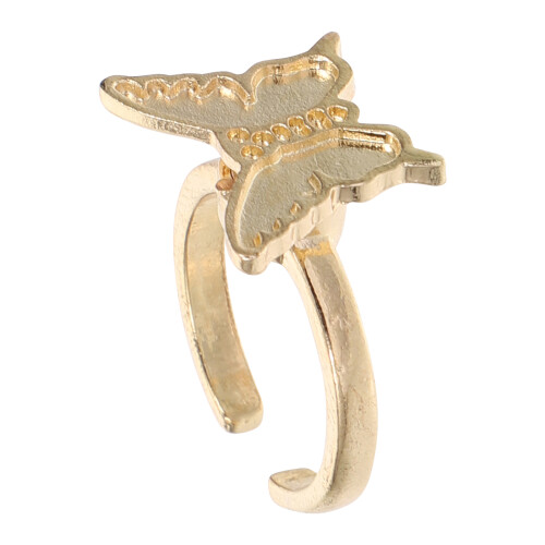 Fidget Ring Kinder Schmuck Legierung Gold Runder Drehbarer Ring