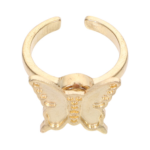 Fidget Ring Kinder Schmuck Legierung Gold Runder Drehbarer Ring 1
