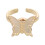 Fidget Ring Kinder Schmuck Legierung Gold Runder Drehbarer Ring 4