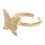 Fidget Ring Kinder Schmuck Legierung Gold Runder Drehbarer Ring 7