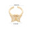 Fidget Ring Kinder Schmuck Legierung Gold Runder Drehbarer Ring 9