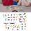 43 pezzi di modelli di insetti simulati - plastica colorata 1