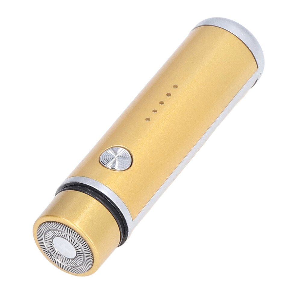 Mini Electric Razor for Men, 400mAh, 105x27mm, Gold-image-OPC-PMPRFPM-NEW