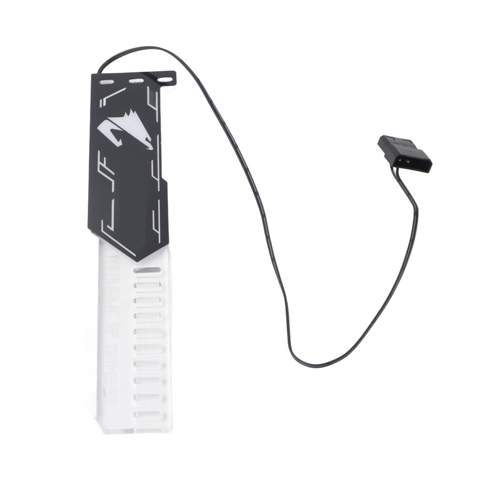 Rgb Acrylic Graphics Card Support Bracket Stand 25Cm Large 4Pin 8121357605808