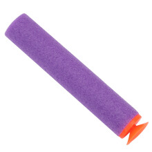 Wiederverwendbare weiche Schaumstoff-Darts für Spielzeugwaffen, 100 Stück Pack, lila EVA-Material