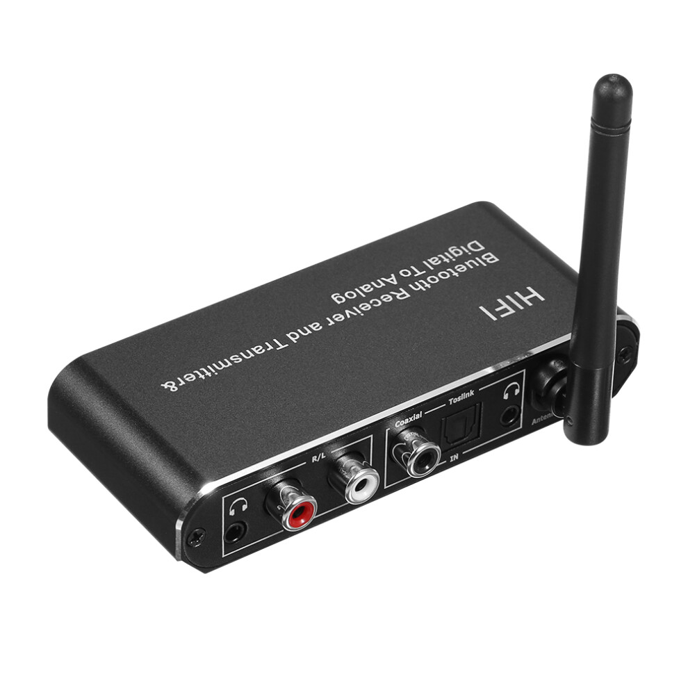 D09 Bt Receiver Transmitter Dac 15M Optical Coaxial Audio Converter Black 5091357606576
